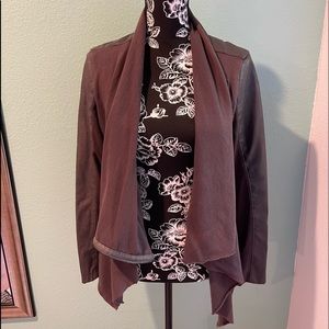 Blank NYC faux leather moto jacket